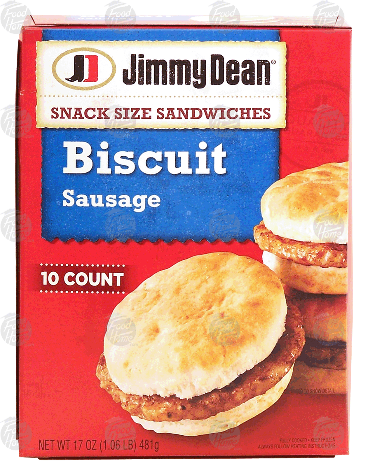 Jimmy Dean Snack Size Sandwiches sausage biscuit, 10 count Full-Size Picture